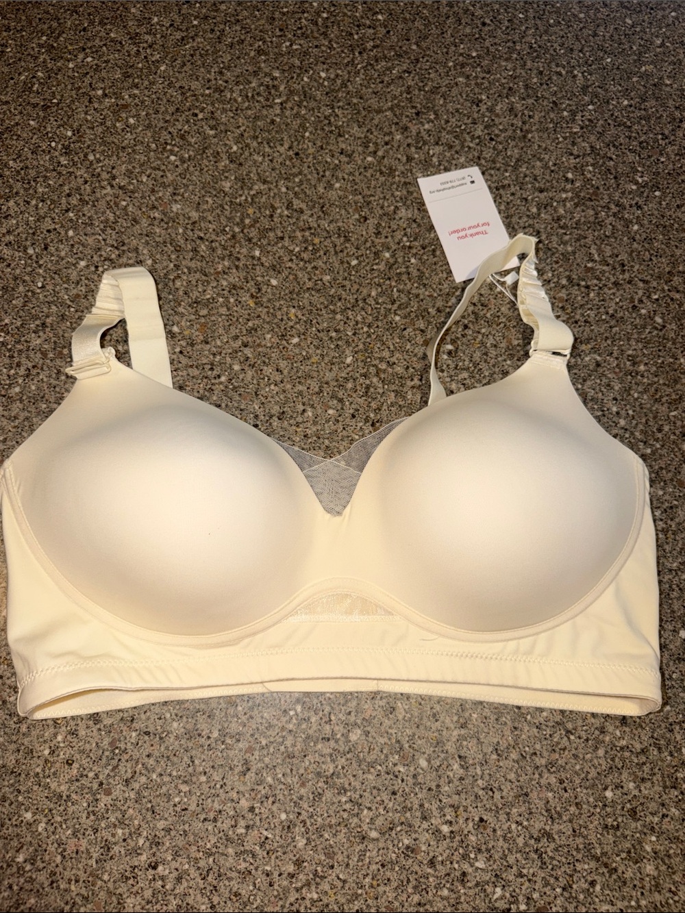 Sonashape Wireless Smooth Molded Cup Bra in Cream
